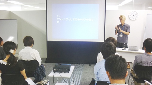 20120831 fujikura1 - 高専ベンチャープロジェクトによる高専生の企業訪問を受け入れました